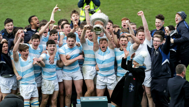 The Blackrock team celebrate winning