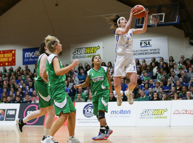 Grainne Dwyer on her way to scoring