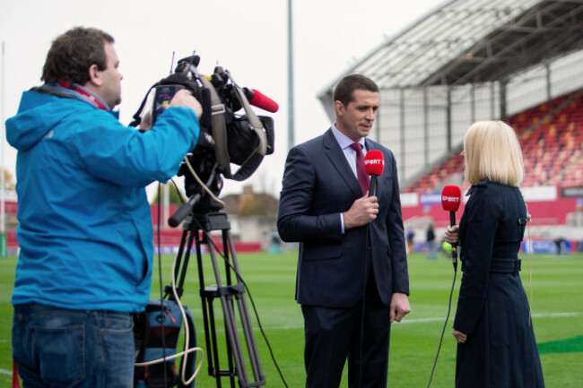 Alan Quinlan and Sinead Kissane