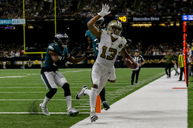 NFL 2018: Eagles at Saints Nov. 18