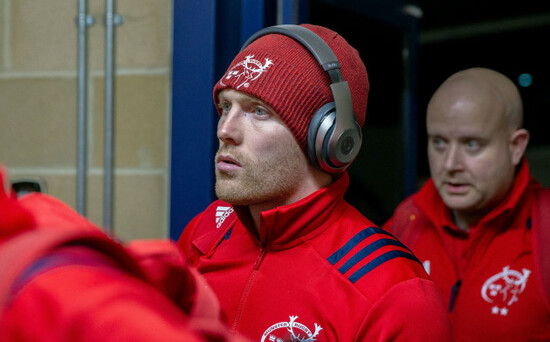 Keith Earls arrives