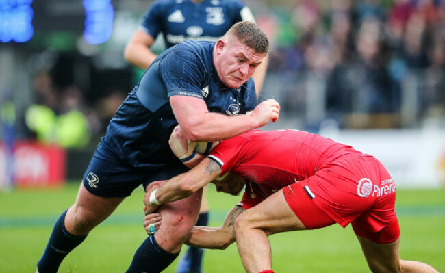 Tadhg Furlong with Cheslin Kolbe