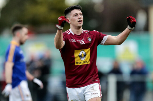 Ronan O'Toole celebrates his side's goal