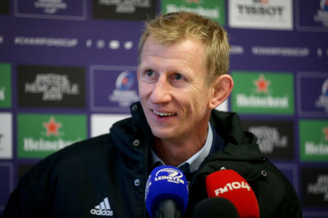 Leo Cullen during the press conference