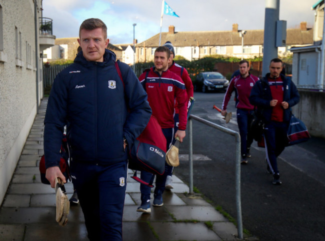 Joe Canning arrives