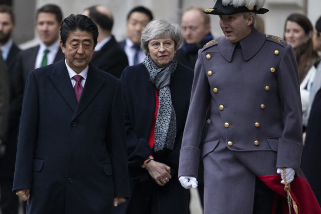 Shinzo Abe visit to UK