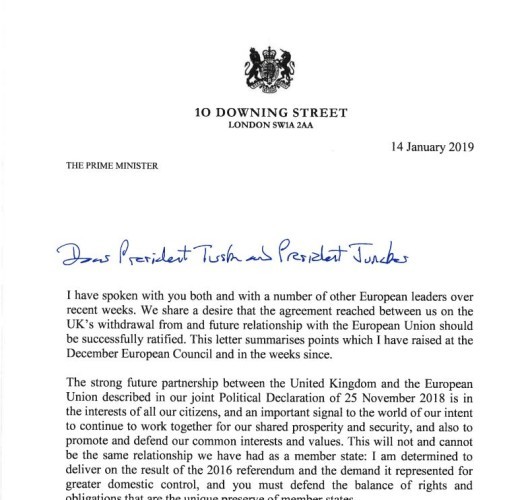 TMay letter