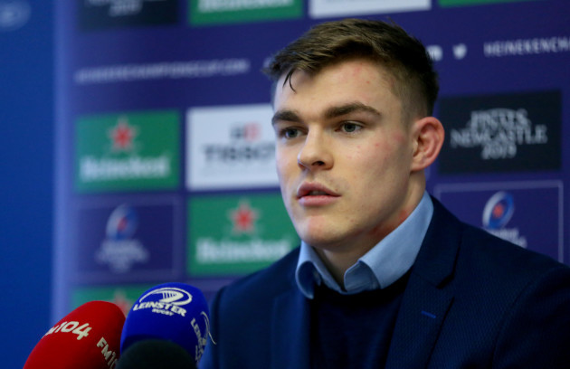 Garry Ringrose during the press conference