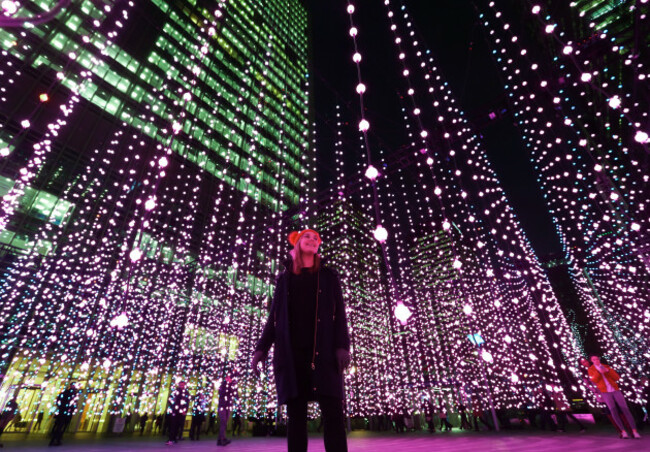 Canary Wharf Winter Lights