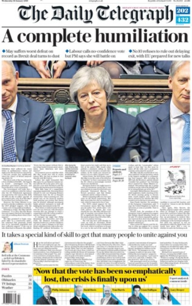 may telegraph