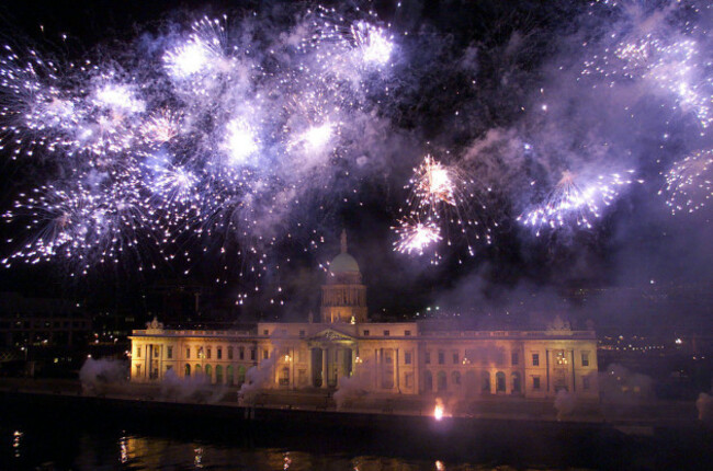 St. Patrick's Day Fireworks Dublin