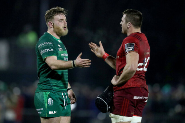 Finlay Bealham and CJ Stander