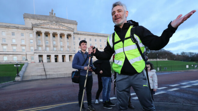 Dylan Quinn protest walk