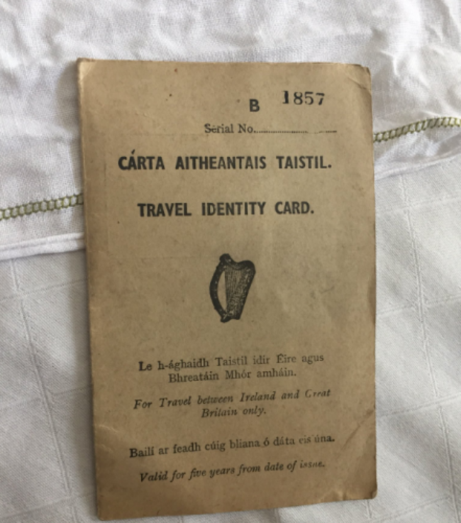 Travel Identity card