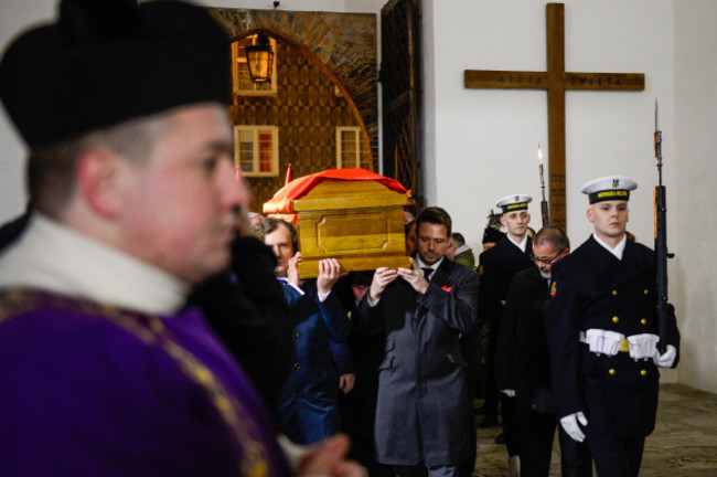 Funeral Procession For Murdered Mayor of Gdansk