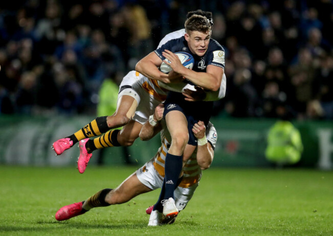 Garry Ringrose with Juan de Jongh and Josh Bassett 12/10/2018