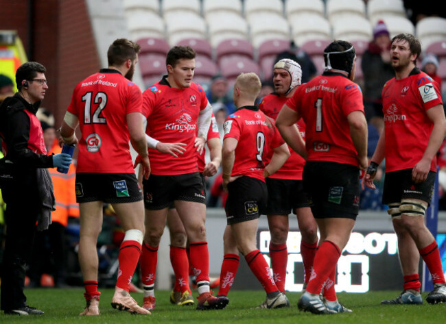 Jacob Stockdale dejected after conceding