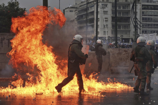 Greece Macedonia Protest