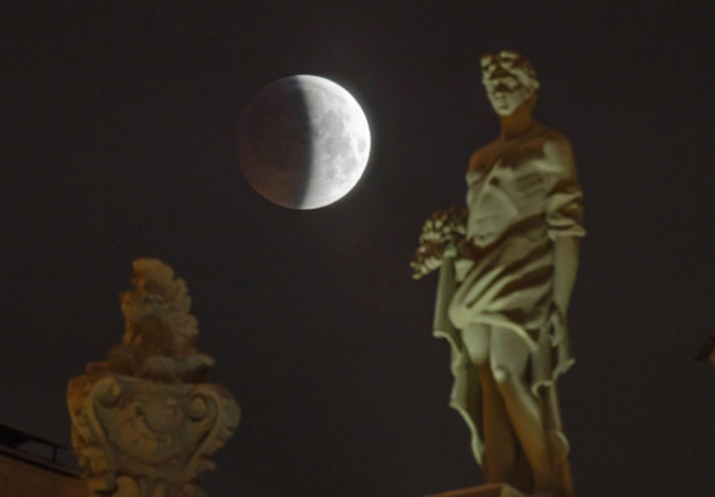 Russia Lunar Eclipse