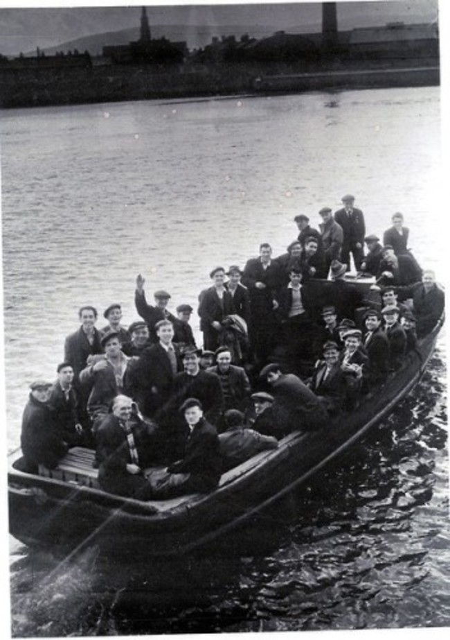 Dock workers on the Liffey Ferry