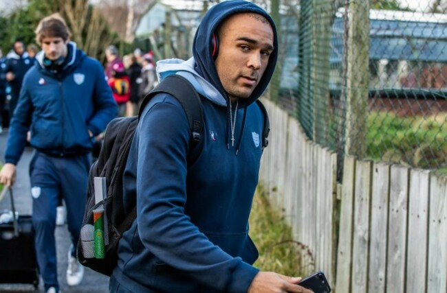 Simon Zebo arrives