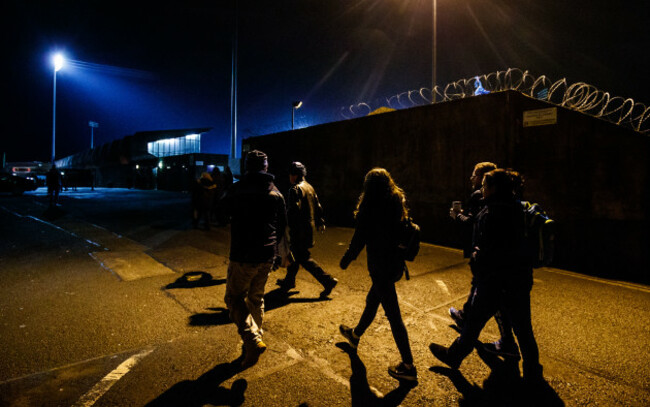 Fans arrive to Parnell Park