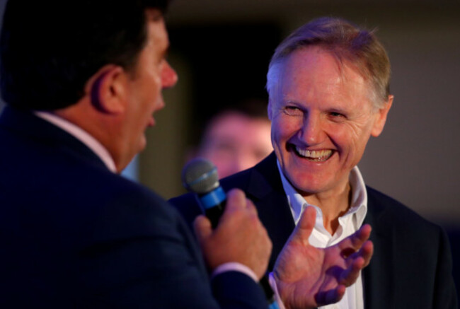 Des Cahill with Joe Schmidt