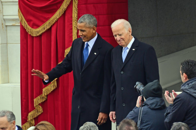 Donald Trump sworn in as President of the USA