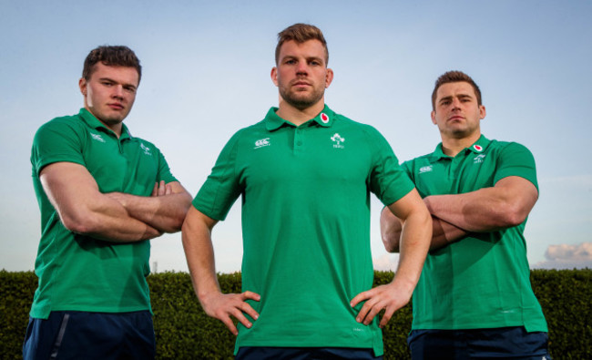 Jacob Stockdale, Jordi Murphy and CJ Stander