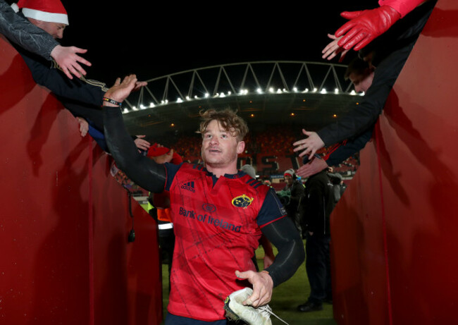 Chris Cloete celebrates after the game