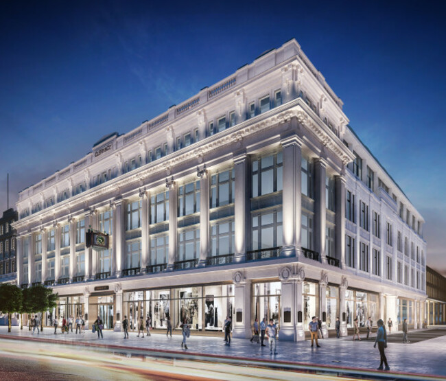 Clerys Quarter. Night View 1