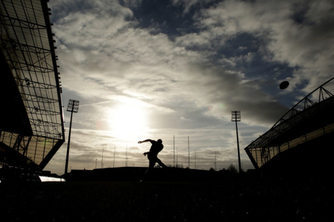 A general view of Thomond Park ahead of the game