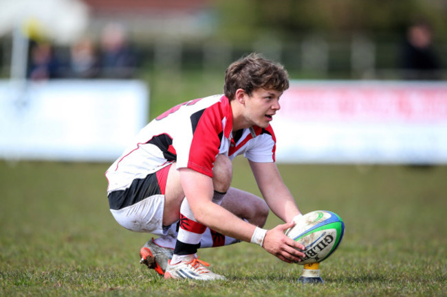 Chris Cousens lines up a kick