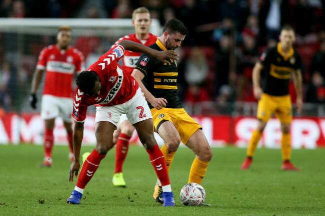 Middlesbrough v Newport County - FA Cup - Fourth Round - Riverside Stadium
