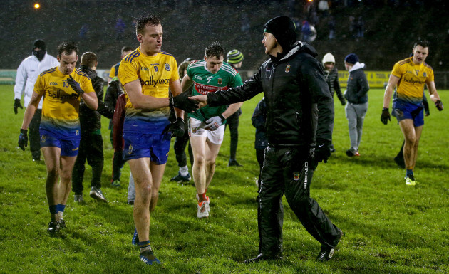 James Horan with Enda Smith at the final whistle