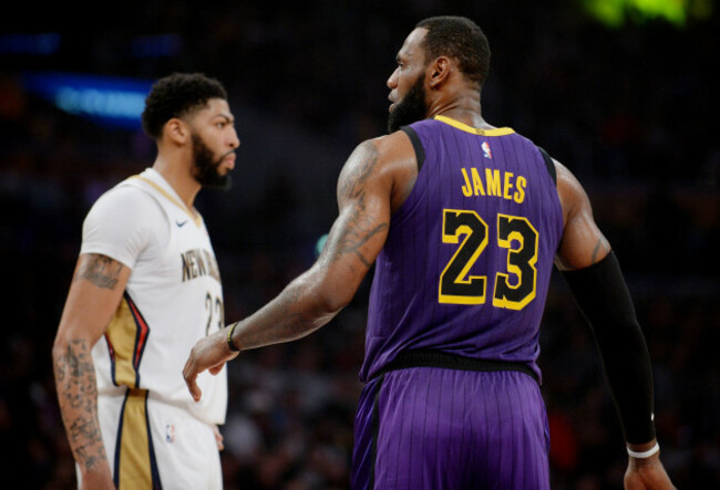 NBA: New Orleans Pelicans at Los Angeles Lakers