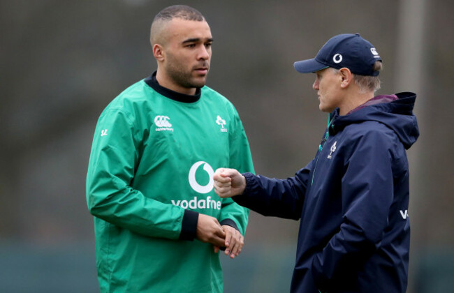 Simon Zebo and Joe Schmidt