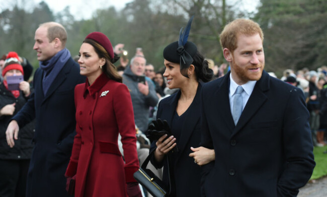 Royals attends Christmas Day Church service