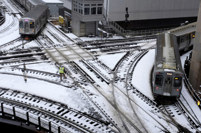 APTOPIX Winter Weather Chicago