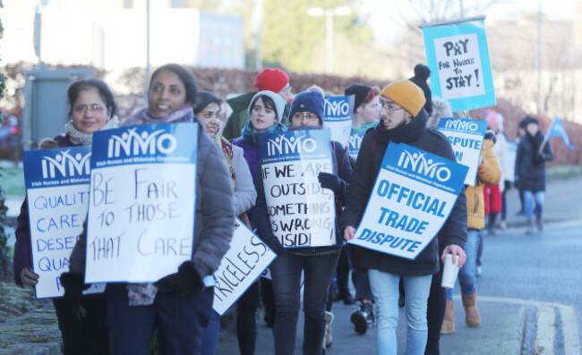 Nursing strike