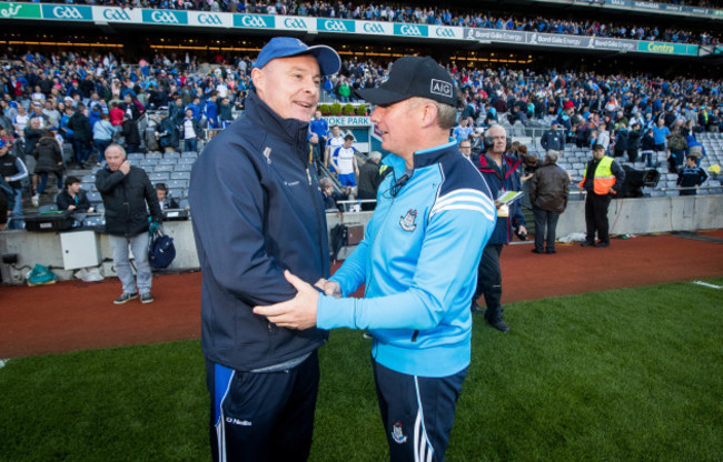 Malachy O'Rourke with Jim Gavin