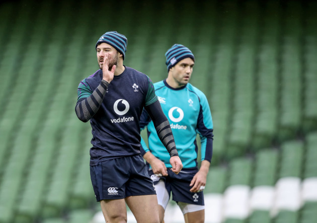 Robbie Henshaw and Conor Murray