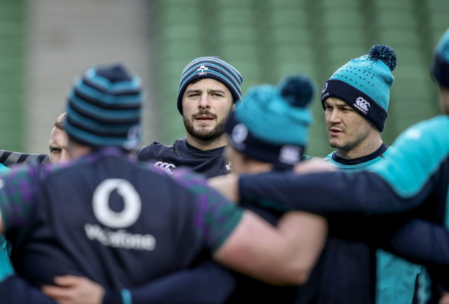 Robbie Henshaw and Jonathan Sexton