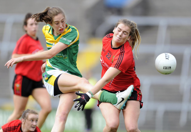 Aine Tighe scores with a goal Megan Doherty