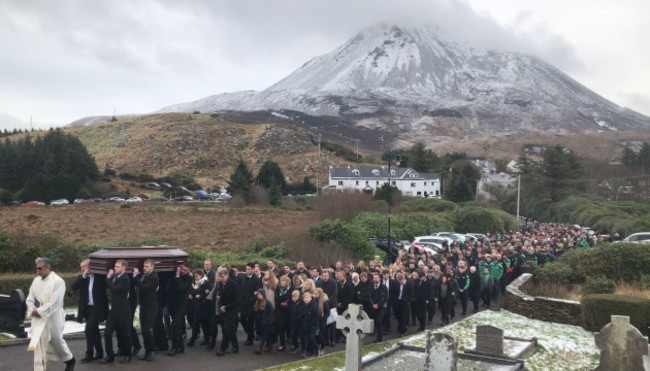 Donegal crash victims funerals