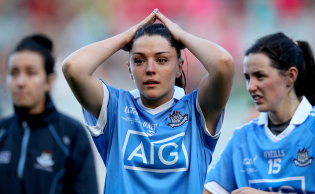 Sinead Goldrick dejected