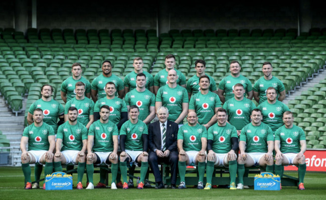 The Ireland team to play England