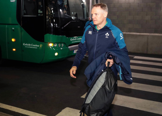 Joe Schmidt arrives