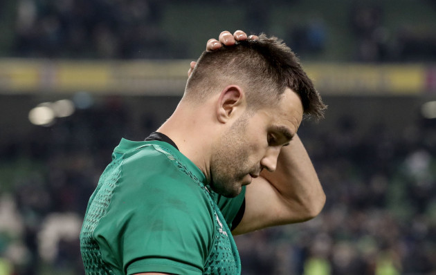 Conor Murray dejected after the game