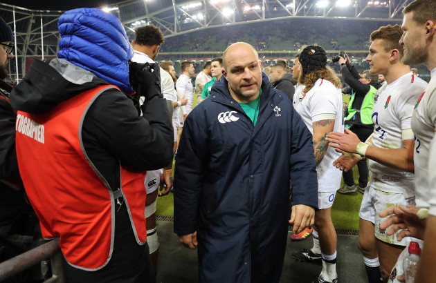 Rory Best after the match